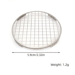 Stainless Steel Incense Holder Grid Base | Heat-Resistant Fireproof Design close-up view