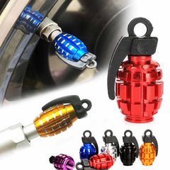 Aluminum Alloy Tire Valve Stem Caps, 4 Pcs