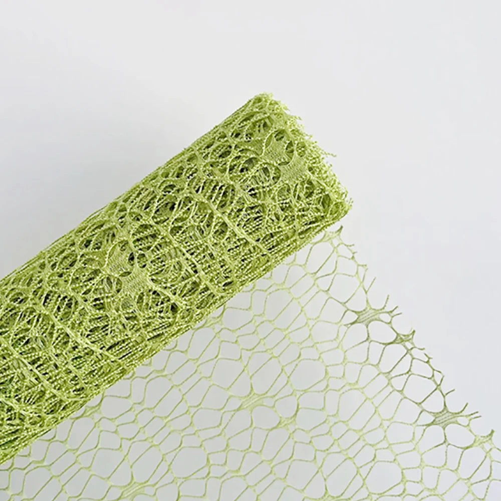 1 Roll Korean Style Jacquard Net Ribbon | Flower Bouquet Packaging DIY Material detail view
