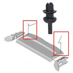 4PCS For Opel Corsa F 2019 2020 2021 Trunk Parcel Shelf Pack Hanger string Clips Strap Rope Mounting Hook Bracket 7903077159