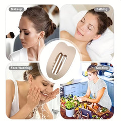4pcs Flat Hair Clips Large Strong Hold Non-Slip Grip for Thick And Fine Hair Solid Color