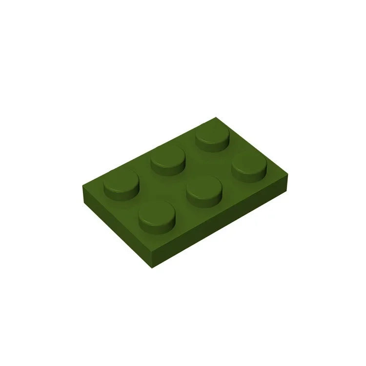 Gobricks GDS-510 Plate 2 x 3 | Compatible Building Block for DIY Projects close-up view