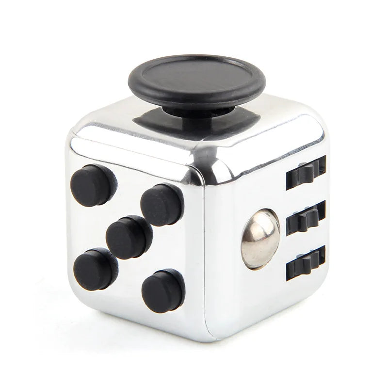 Fidget Dice Stress Relief Toy | Anxiety Relief Fingertip Decompression Cube lifestyle view