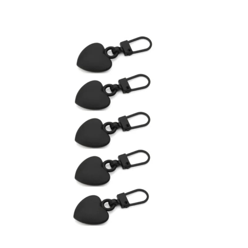 5/10PC Zipper Slider Puller Instant Zipper Repair Kit Replacement Broken Buckle Travel B detail view