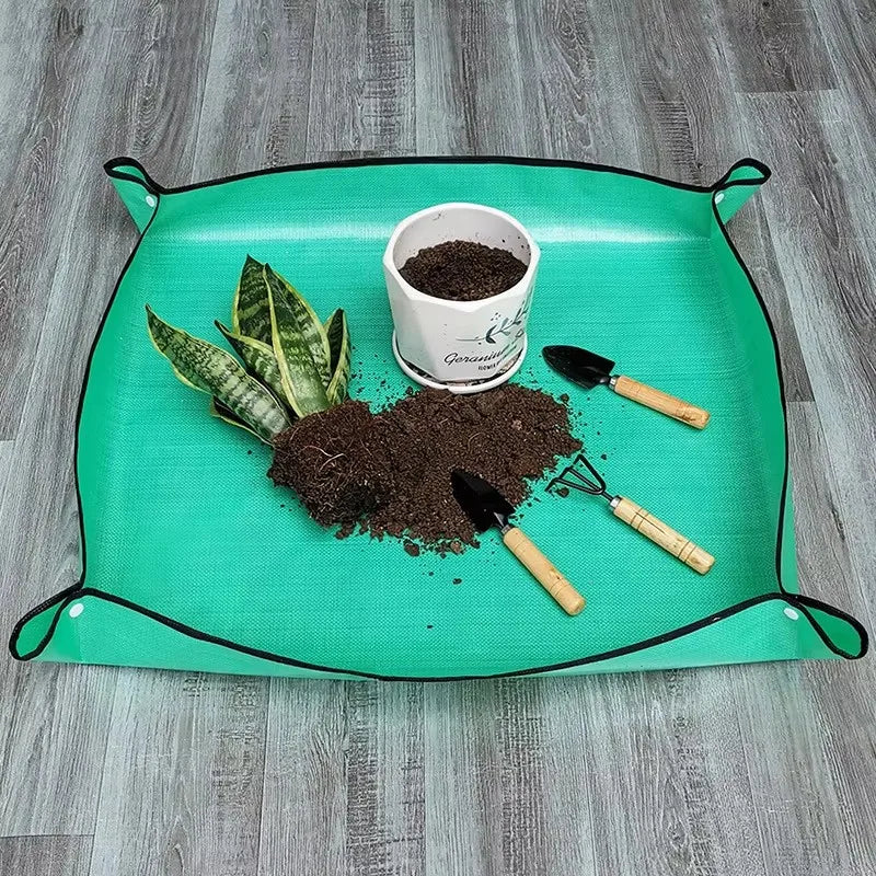 Mats Gardening Planting Mat Plant Repotting Mat Foldable Waterproof Gardening Potting alternate view
