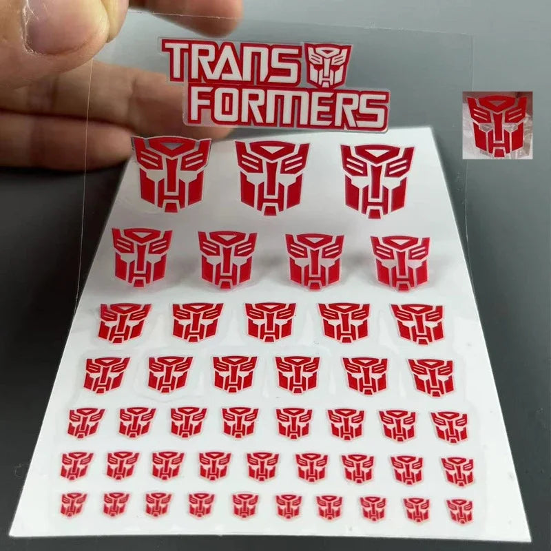17 45Pcs/Sheet 3D Pressure Sign Stickers | Red Purple Children's Stationery Decals additional angle