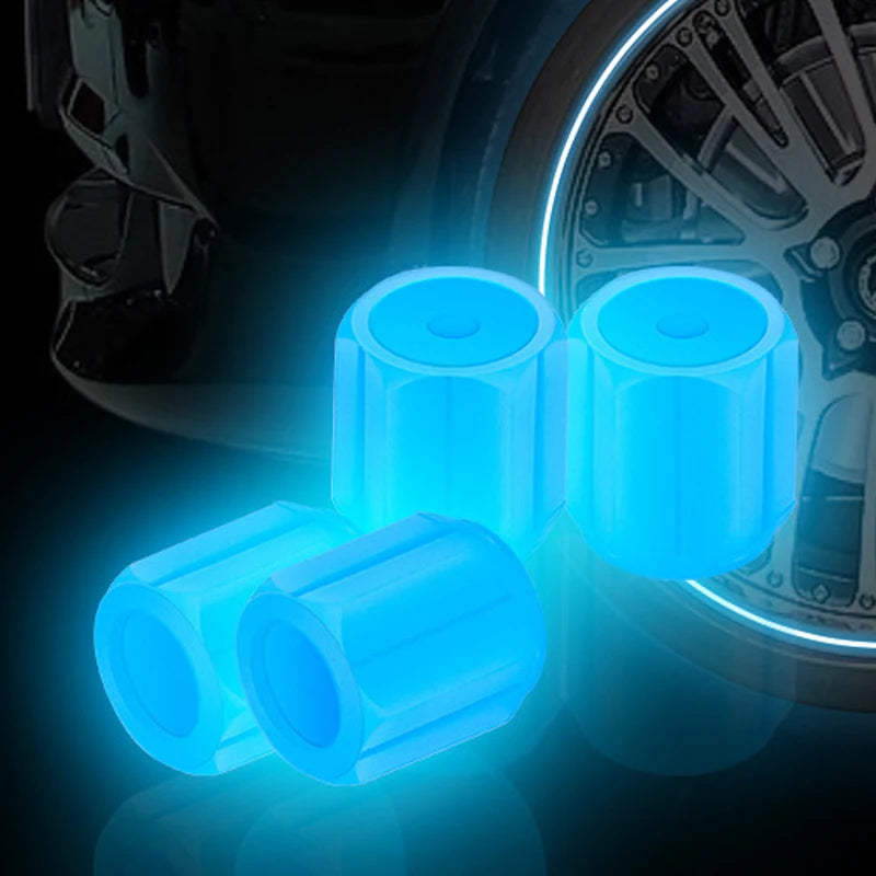 Luminous Tire Valve Caps Car Motorcycle 4/8/20 Pcs alternate view