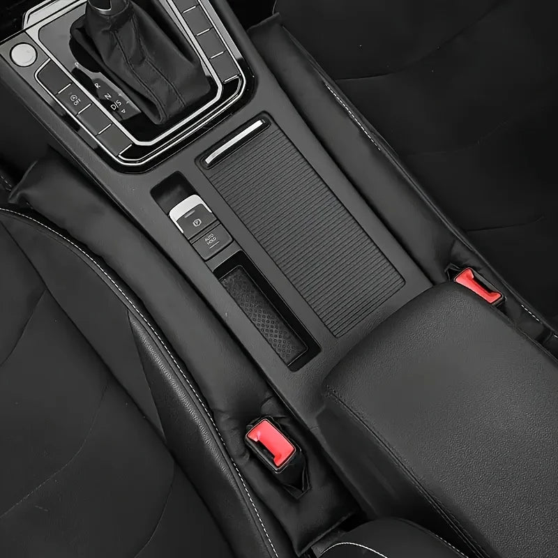 1Pc Car Seat Gap Filler Crevice Blocker Universal Fit for Car Truck SUV Prevent Item f close-up view