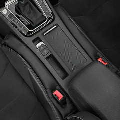1Pc Car Seat Gap Filler Crevice Blocker Universal Fit for Car Truck SUV Prevent Item f close-up view