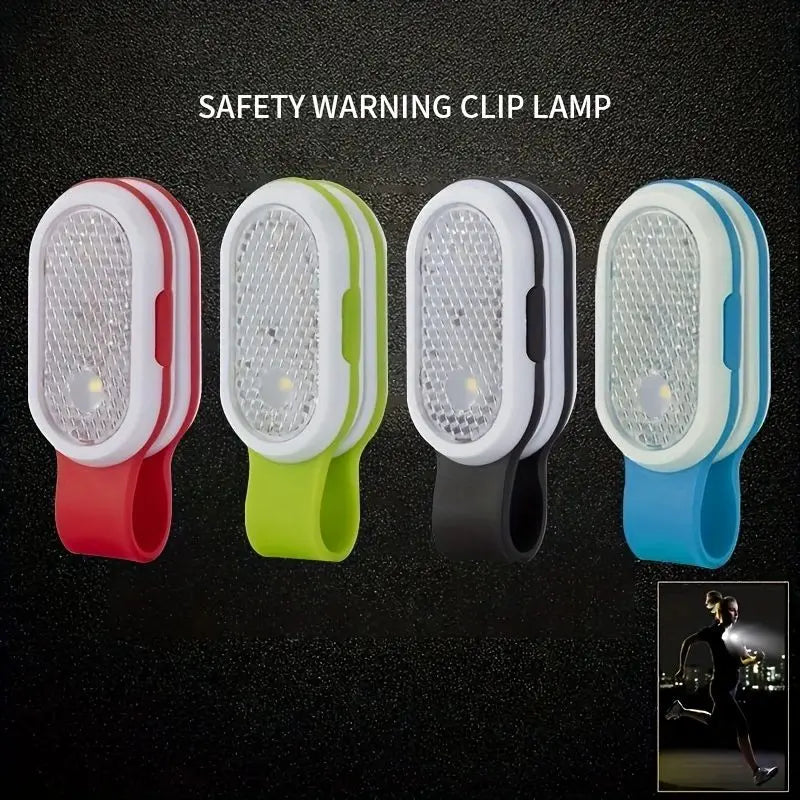 1pc Outdoor Portable LED Collar Clip Lamp | Hands-Free Mini Night Light for Running C alternate view