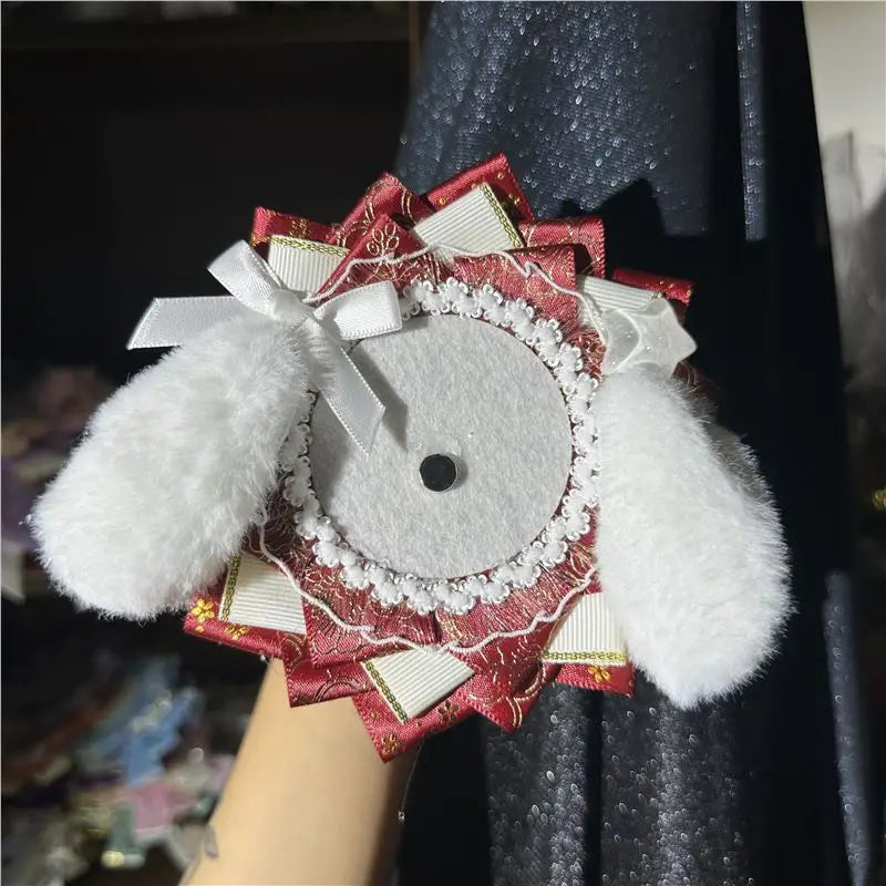Cute Dog Badge Decor Base, Small Collection Itabag Ornament, Badge Accessory, 2D An additional angle