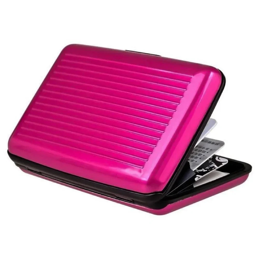 Metal Credit Card Holder Wallet | Slim Waterproof Card Protector additional angle