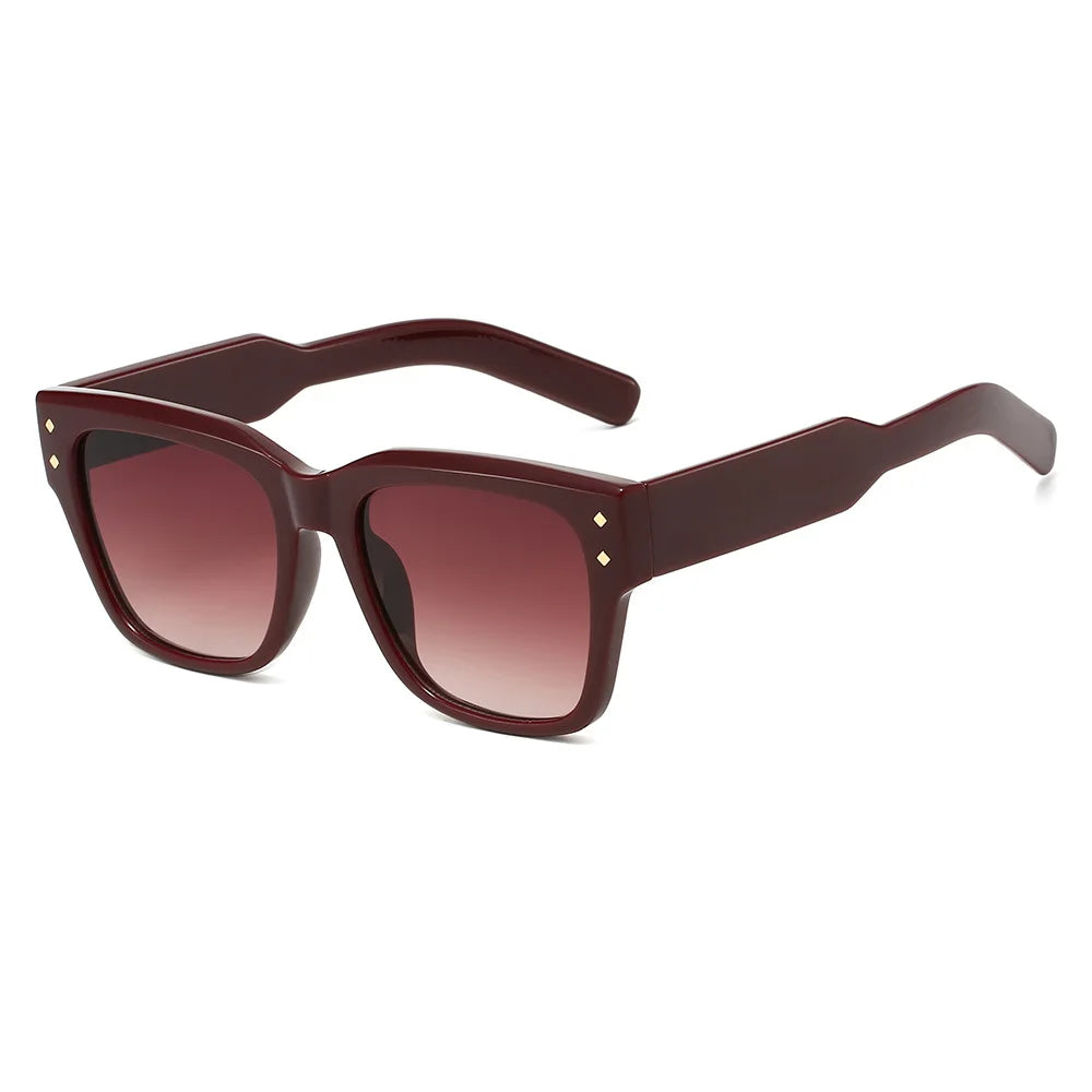 Classic Square Sunglasses UV400 | Unisex Fashion Shades detail view