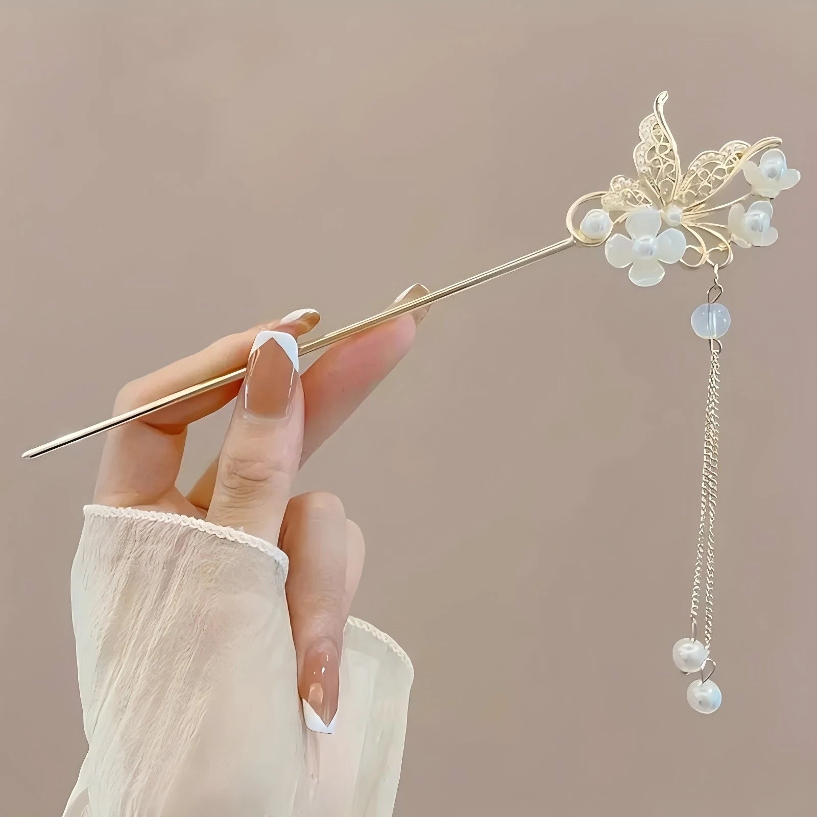 Chinese Style Tassel Hair Clip