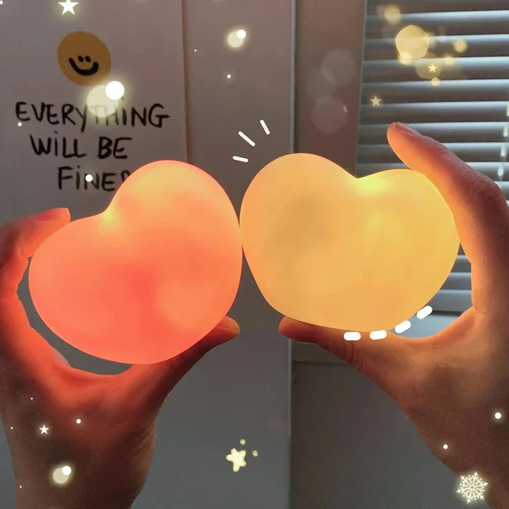 Creative Heart LED 3D Night Light | Romantic Wedding Anniversary Gift alternate view