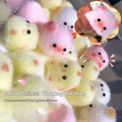 Kawaii Sticky Mini Chick Pig Dog Stress Relief Toy Cute Animal Relief Squeeze Silicon alternate view