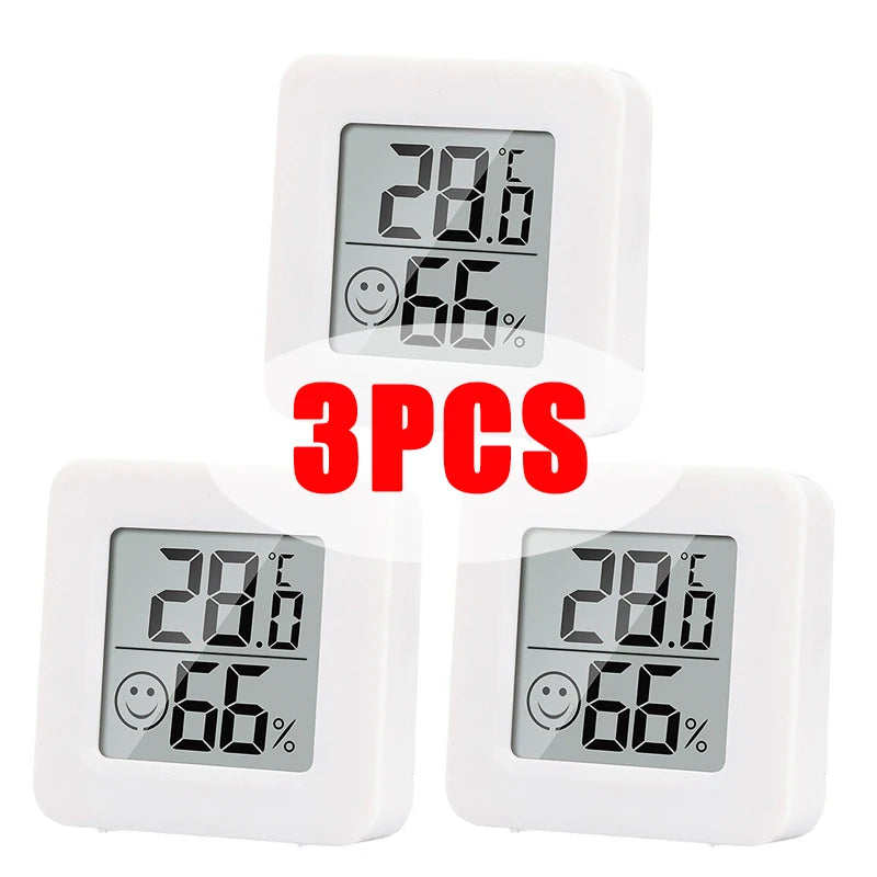 Mini Indoor Thermometer | LCD Digital Temperature and Humidity Room Monitor detail view