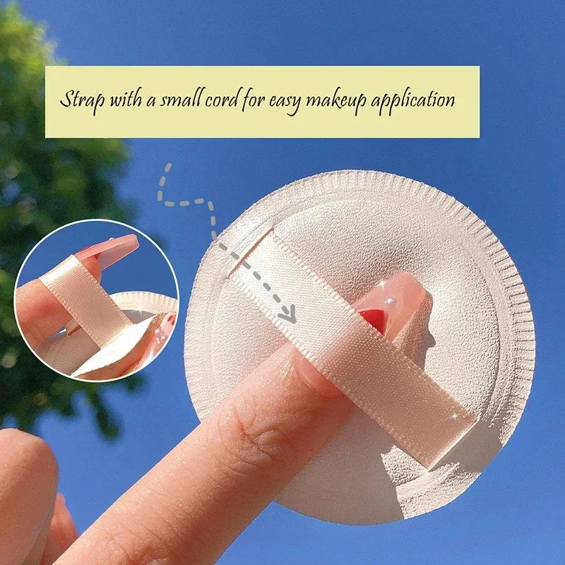 1-10pcs Round Square Triangle Shape Makeup Sponge Puff Dry Wet Dual-use Soft Cotton Cand detail view