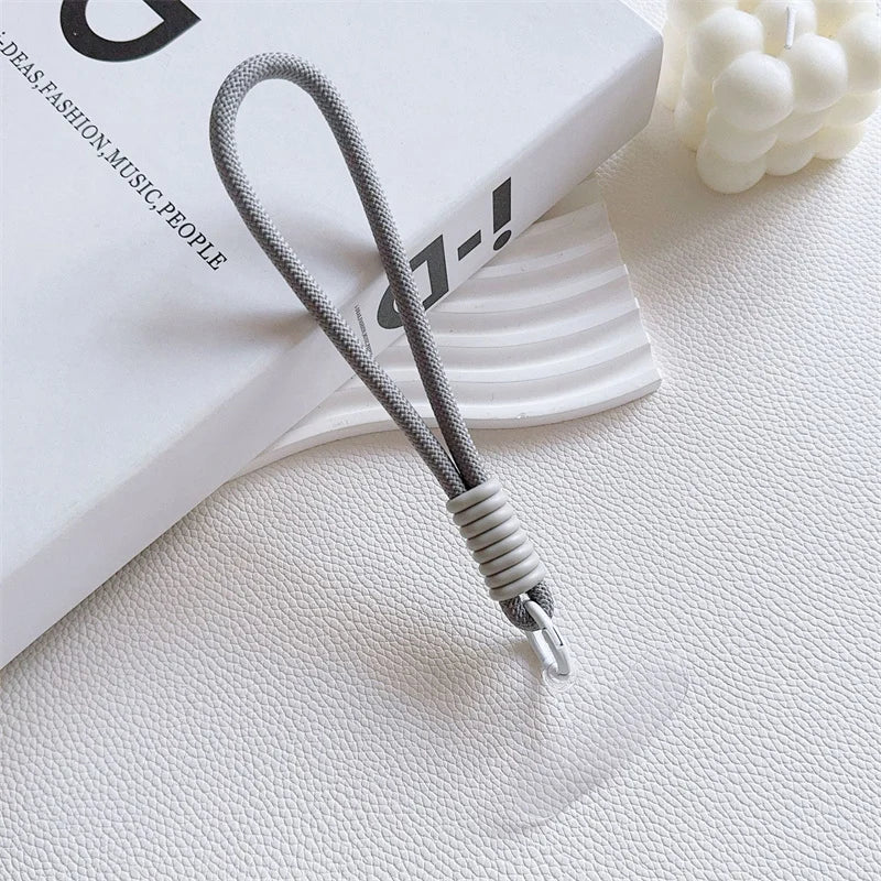 Mobile Phone Lanyard Strap Hanging Chain Ring Cord With Patch Wrist Strap For Cell Ph alternate view