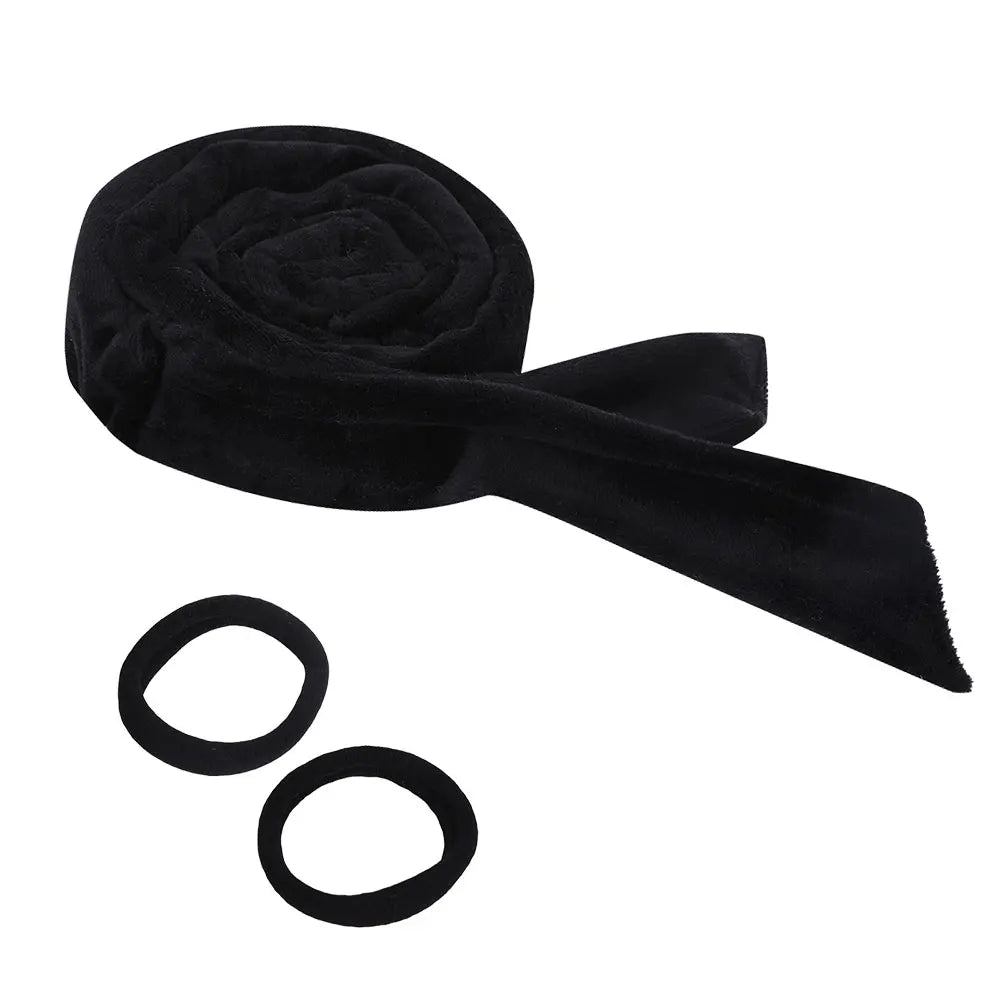 Heatless Curling Rod Headband No Heat Hair Curler Soft Lazy Hair Rollers Sleeping Curl close-up view