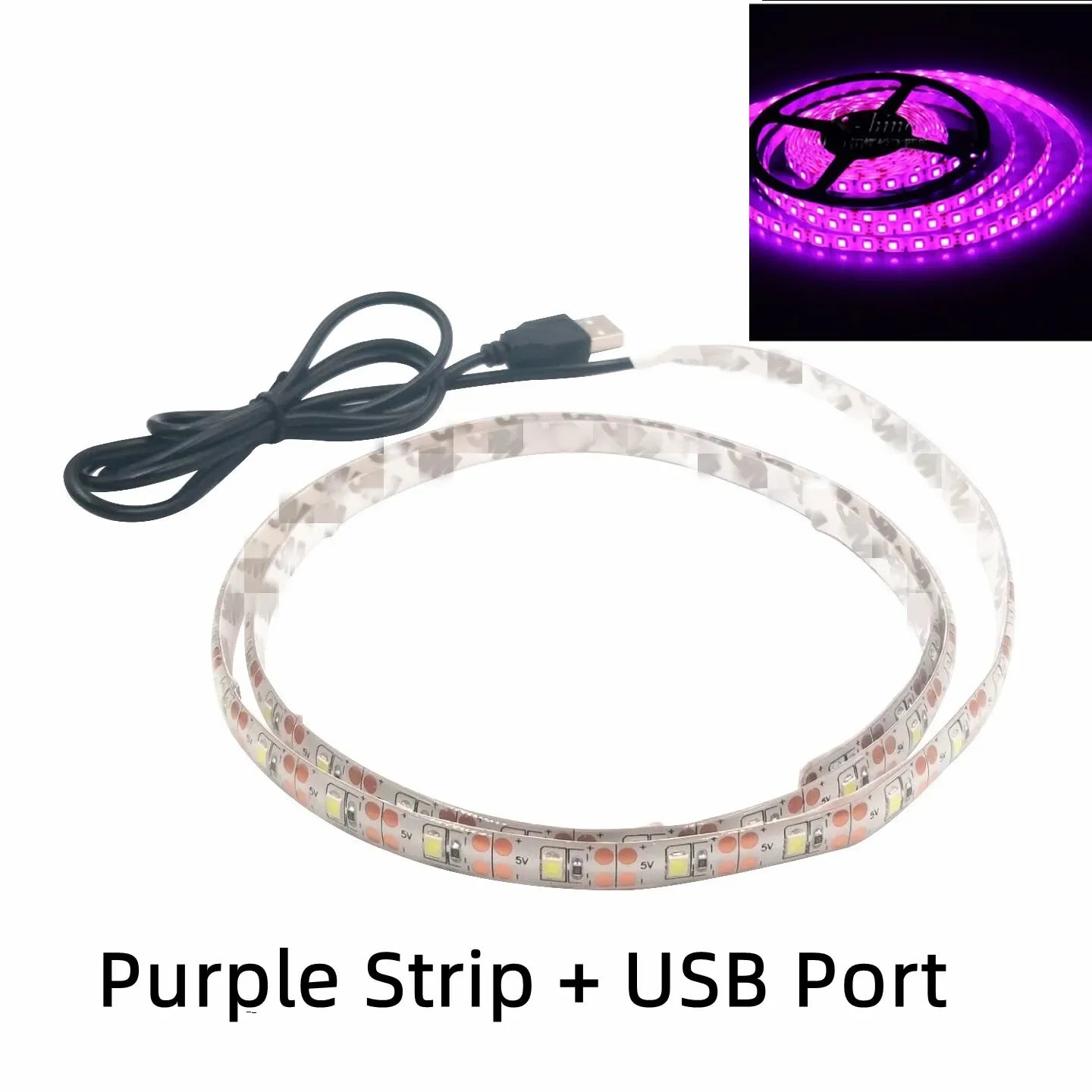 5V USB LED Strip Lights | Flexible Home TV Background Lighting lifestyle view
