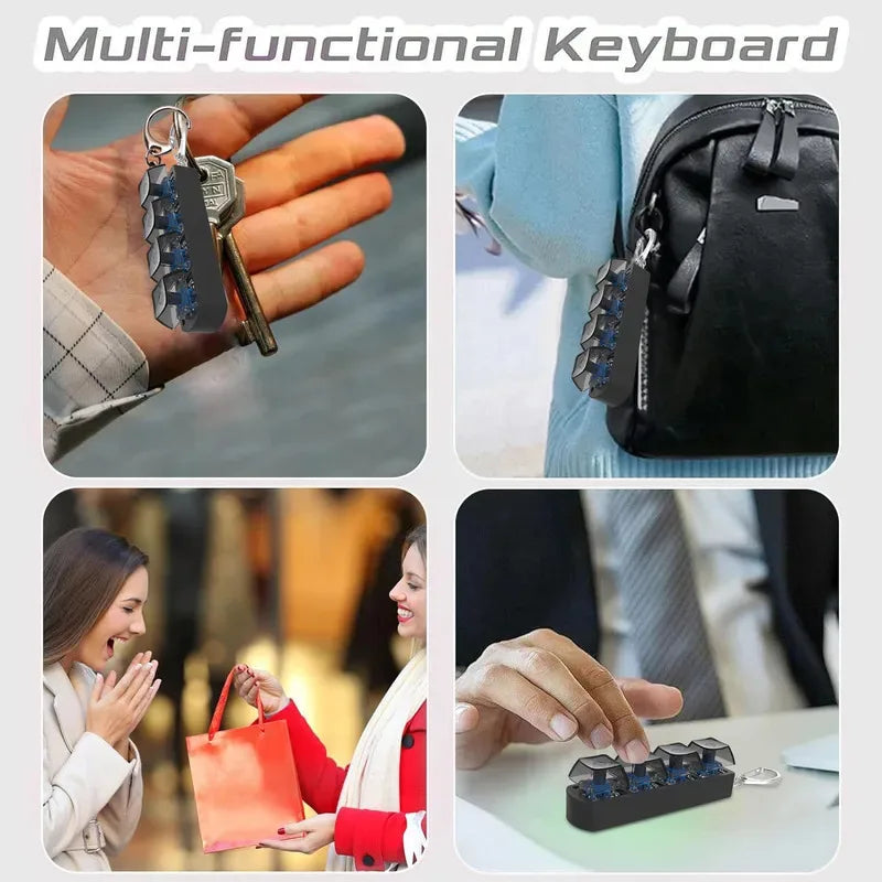 4Keys Finger Button Anti-stress Toys Mechanical Keyboard Keycaps Office Decompression lifestyle view
