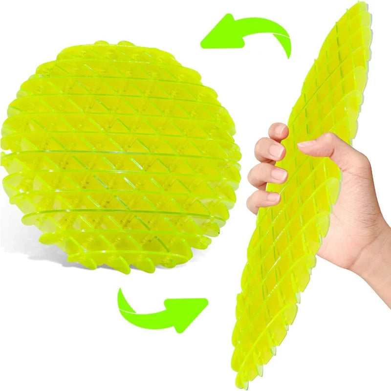 3D Telescopic Decompression Elastic Mesh Toys Stress Relief Small Worm Decompression lifestyle view