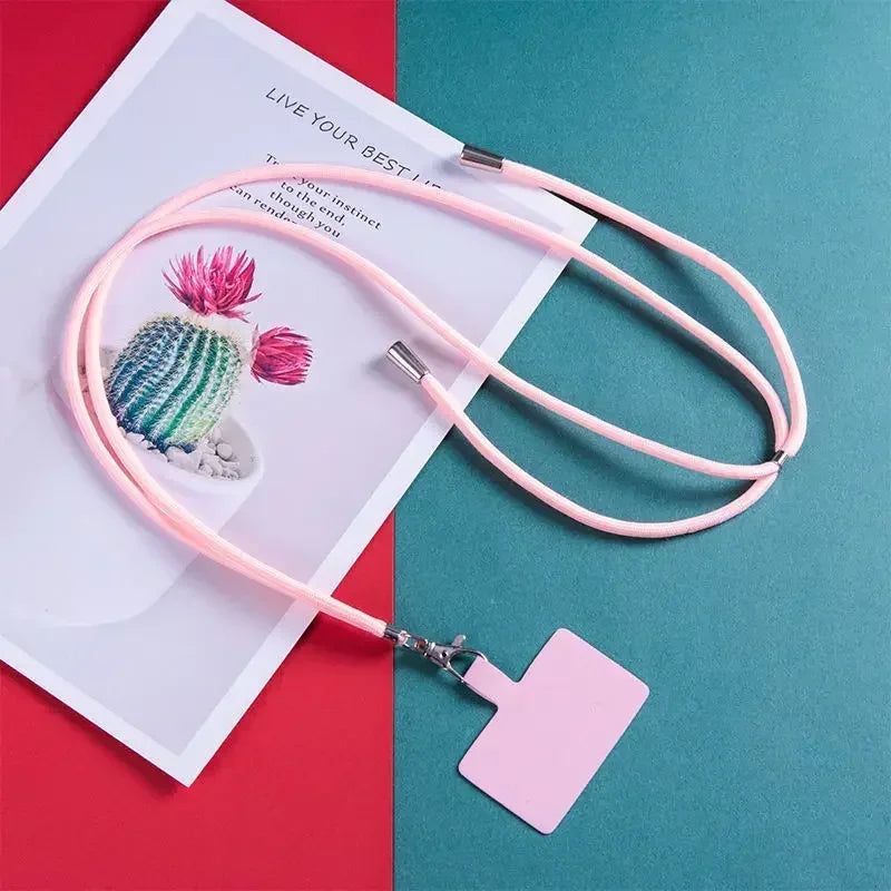 Crossbody Lanyard Necklace Strap Universal Mobile Phone Lanyard Long Adjustment Phone lifestyle view