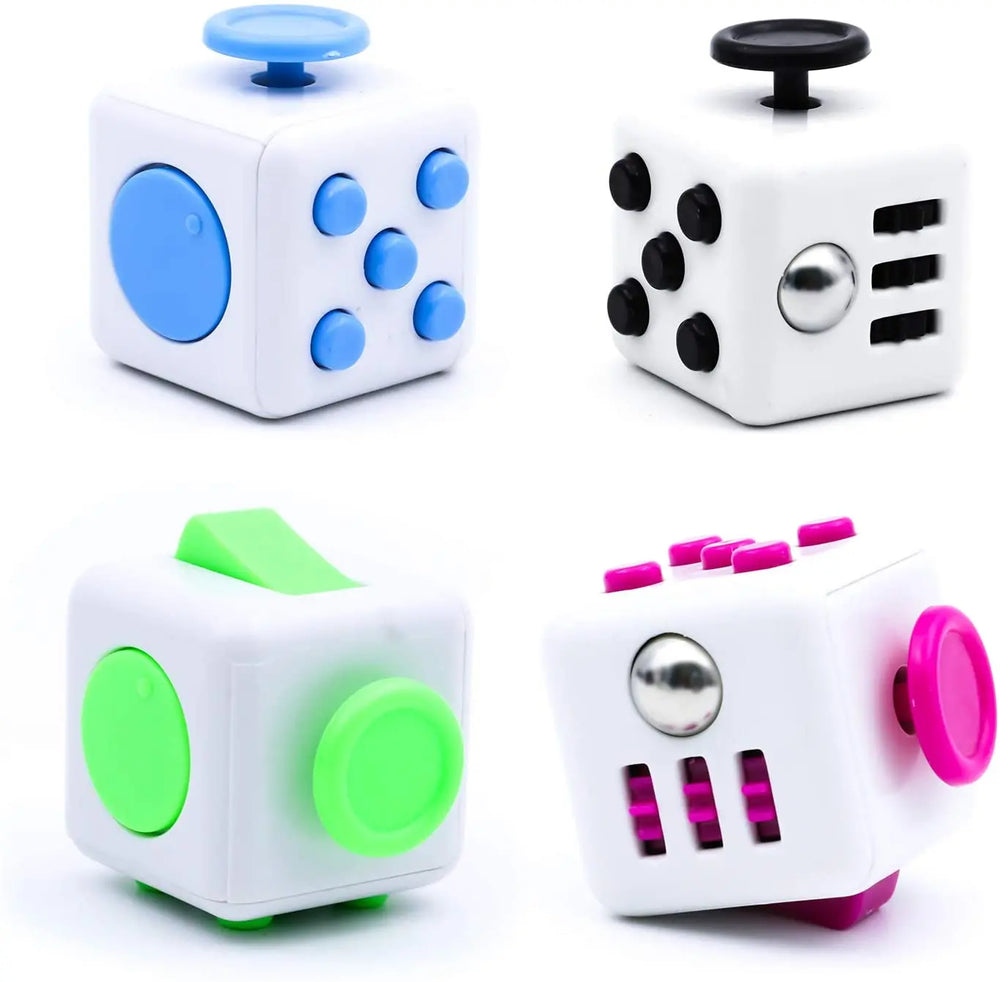 Fidget Dice Stress Relief Toy | Anxiety Relief Fingertip Decompression Cube additional angle