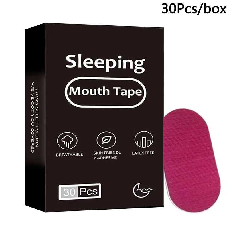 Snoring Relief Mouth Tape | 30 Hypoallergenic Strips for Better Sleep alternate view