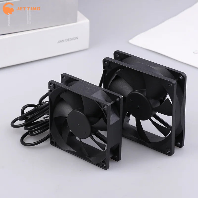 5V USB Cooling Fan for Router TV Box Computer | 50mm 80mm 90mm 120mm Black lifestyle view