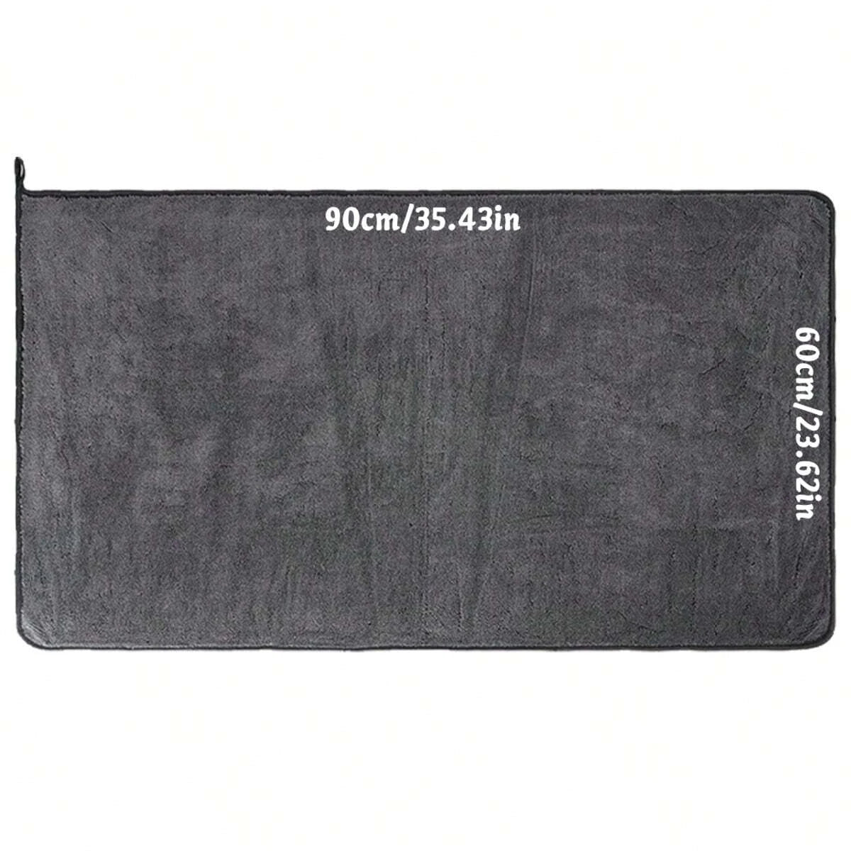 Dark Gray Car Microfiber Towel 60 x 90 cm