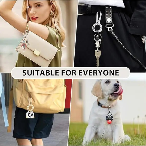 Metal Keychain Clip Hook Keyring | Double Loop Key Holder for Car Keys lifestyle view