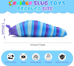 Slug Fidget Sensory Toys for Autistic Children Toddler Airplane Car Travel Essential Toy detail view