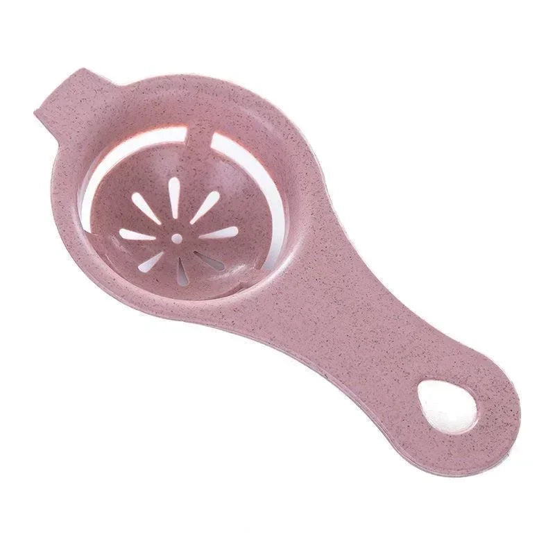 Wheat Straw Egg Separator | Easy Yolk White Kitchen Tool close-up view