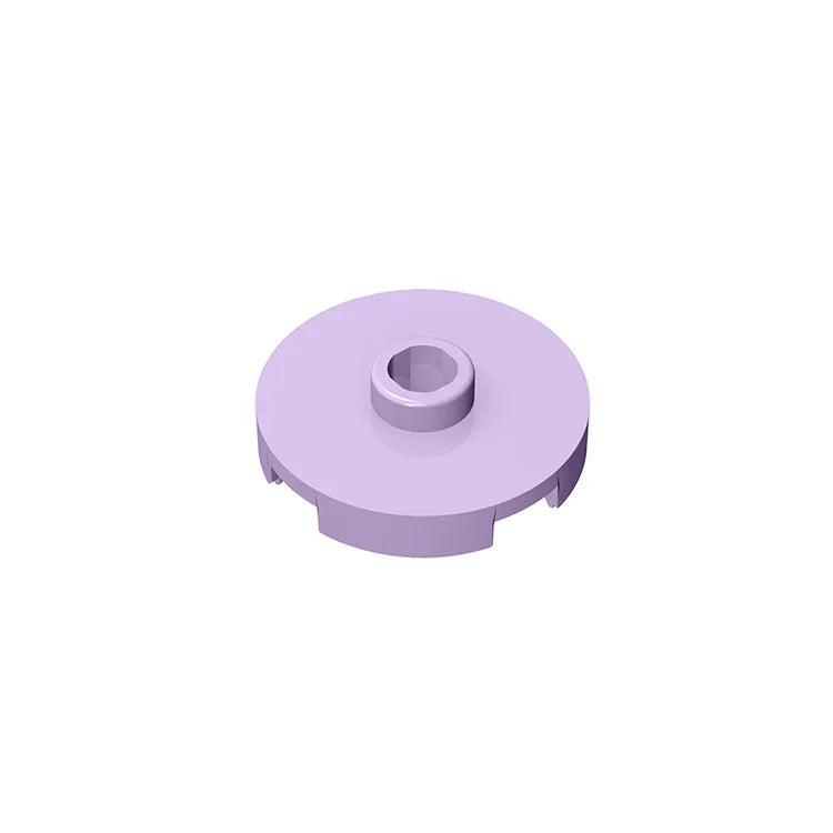 Gobricks GDS-1041 Tile Round 2x2 with Open Stud | Compatible Building Block for DIY E alternate view