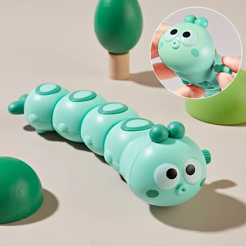 Cartoon Clockwork Caterpillar Crawling Toys Parent Child Interactive Cute Animal Baby Wi detail view