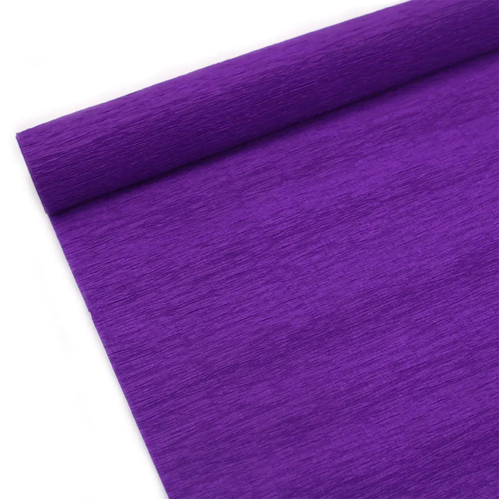 9.8"x8ft/Roll Crepe Paper for Handmade Paper Flower Wedding Birthday Party Decor Child close-up view