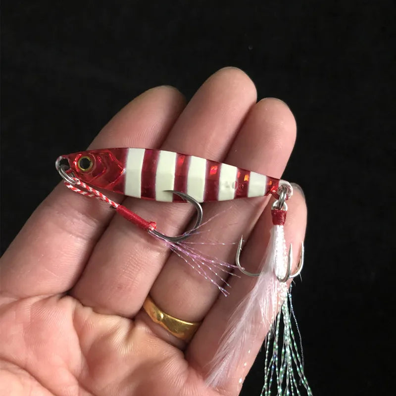Shore Cast Fishing Lure Slow Shaking Jigbait 7g/10g/15g/20g/25g/30g/40g/60g Jig Artif alternate view