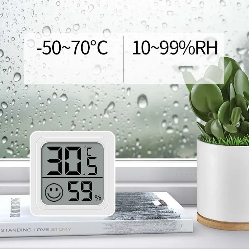 LCD Digital Thermometer Hygrometer | Indoor Temperature Humidity Monitor