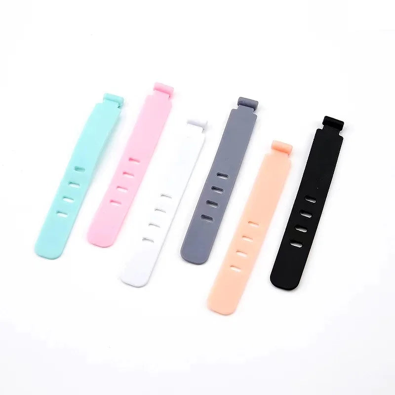 20pcs Cable Organizer Ties Clip Charger Cord Management Silicone Wire Manager Mouse E lifestyle view