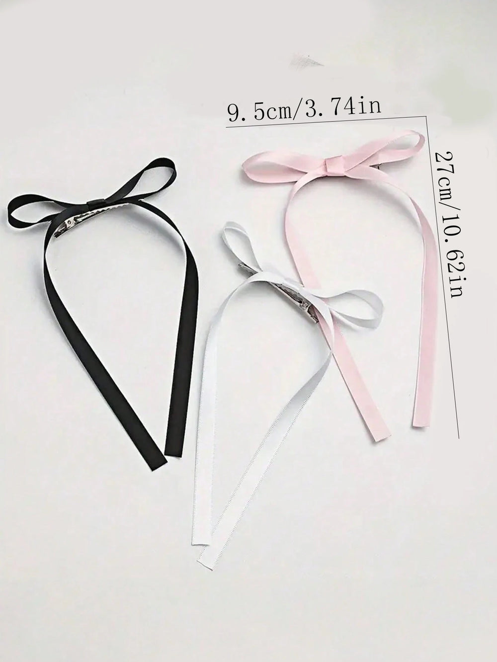 2/12/36 Pcs Fashion Simple Sweet Bow Ribbon Hair Clips For Women Girls Party Hair Access detail view