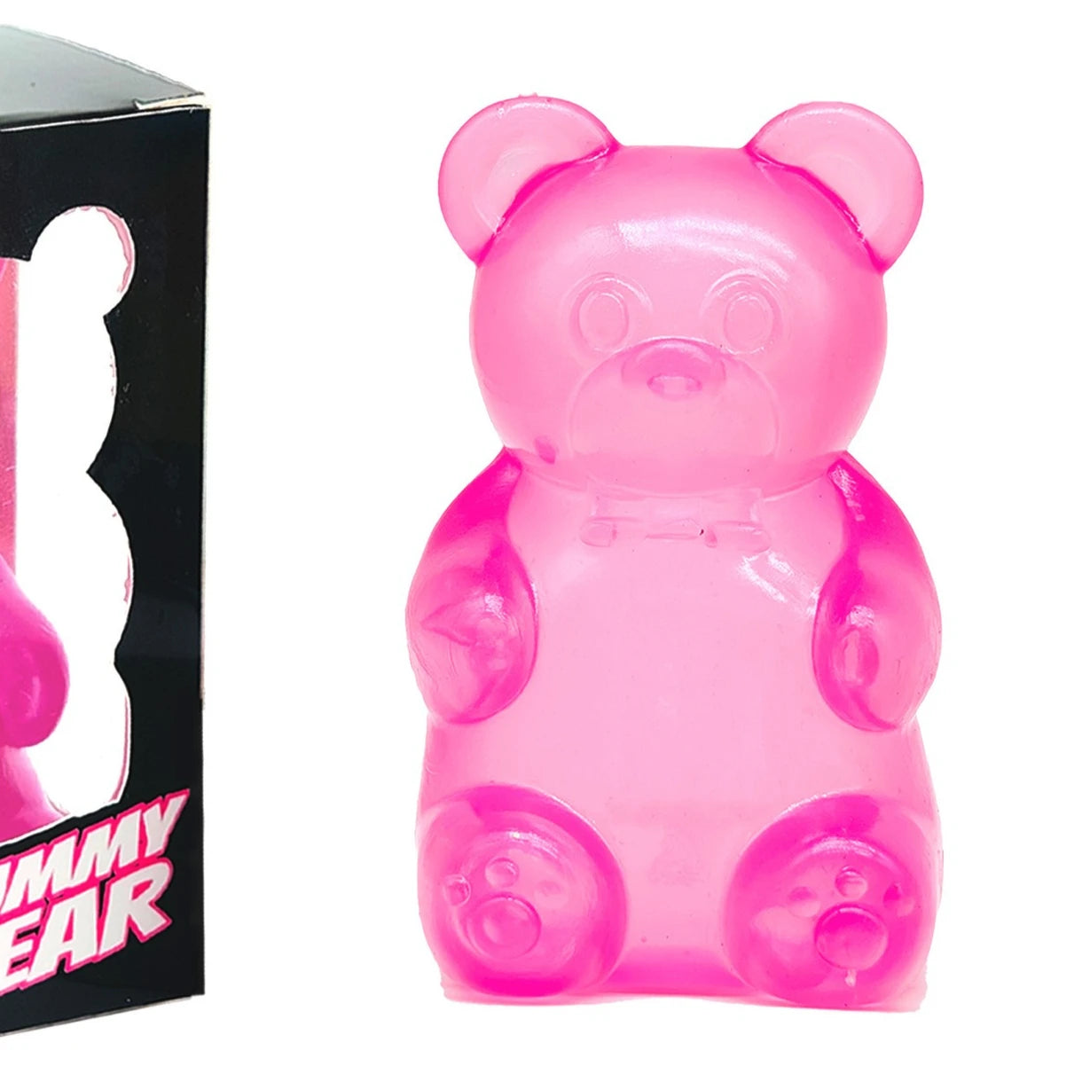 Squishy Mini Cute Bear Maltose Squeeze Toy | Stress Relief Fidget Sensory Toy for Kids close-up view