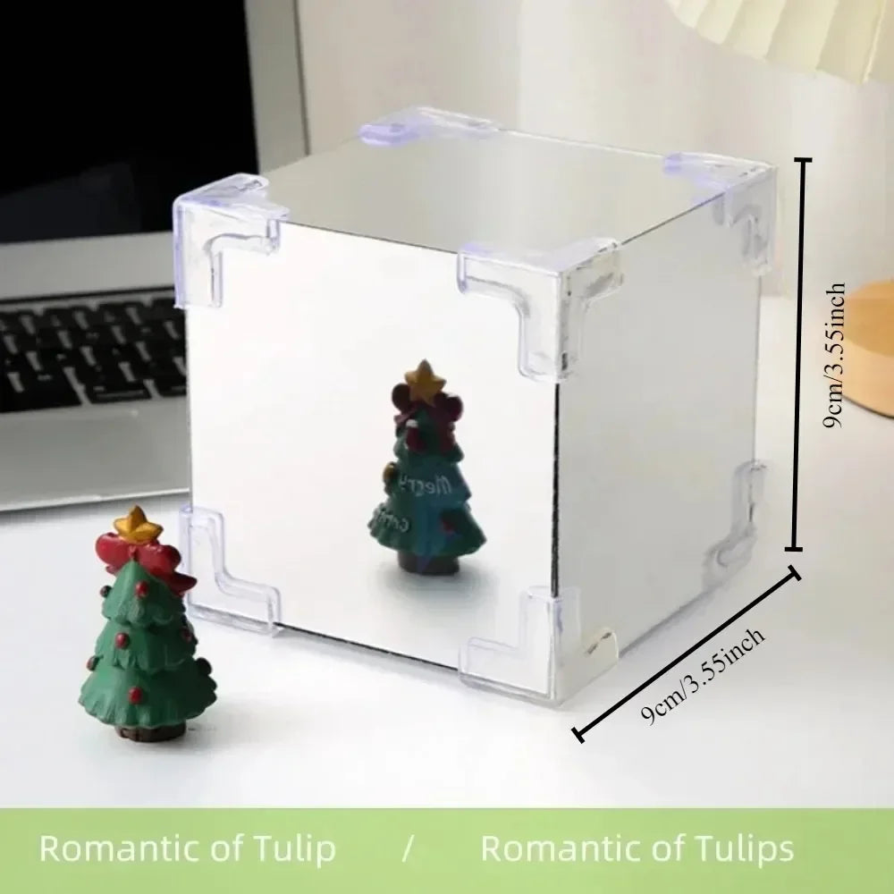 DIY Tulip Sea Mirror Night Light Kit | Handmade Craft Gift Set lifestyle view