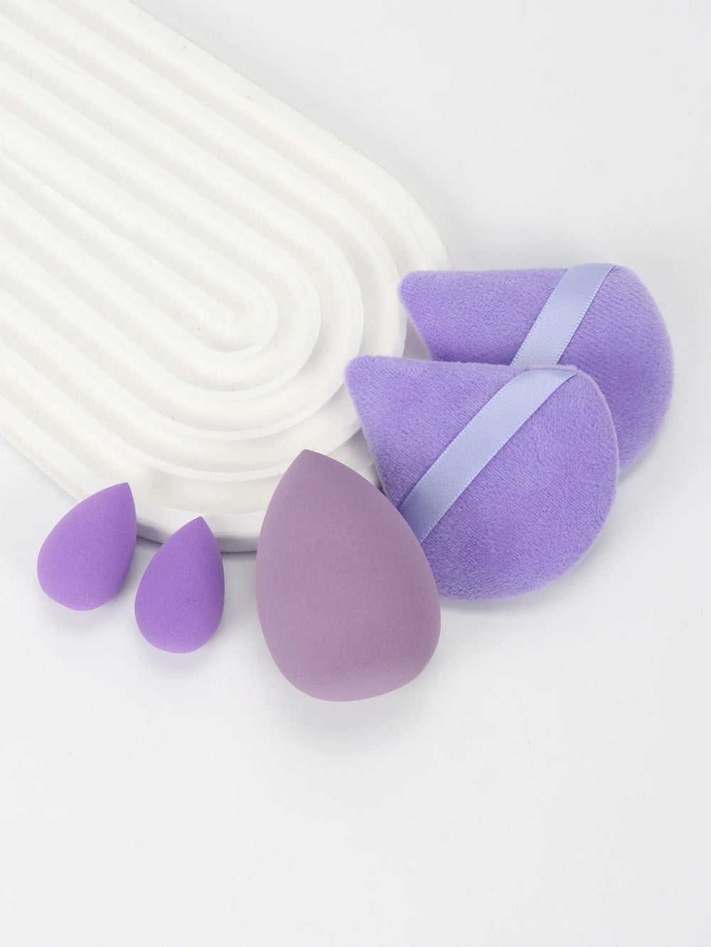 5Pcs Professional Makeup Sponge Set | Soft Polyurethane Foundation Blenders for Flawl alternate view