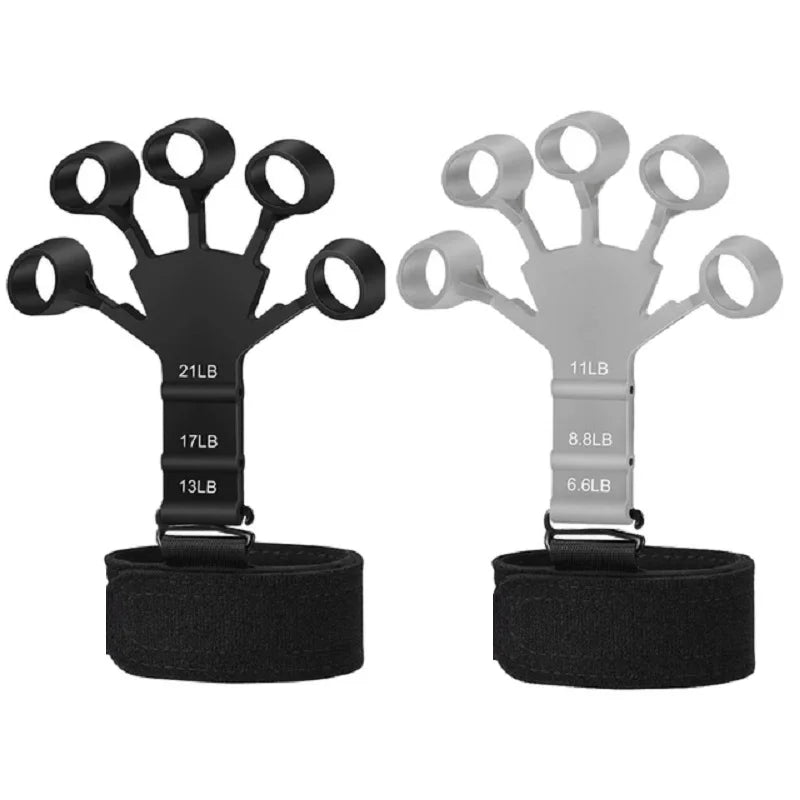 6 Level Finger Exerciser | Silicone Hand Strengthener for Musicians and Athletes alternate view