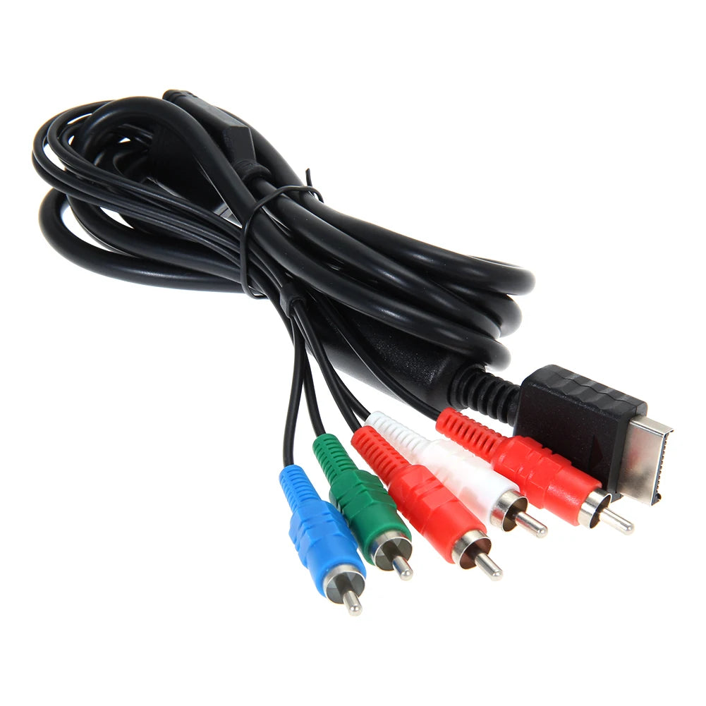 Component AV Cable for PS2 PS3 | HDTV Audio Video Cord additional angle