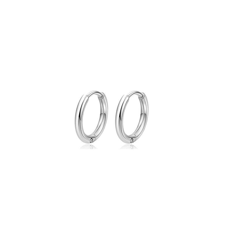 1/6 Pairs Hypoallergenic Screw Back Earrings, Flat Back Earrings Hoops Cat Turtle Cartil detail view