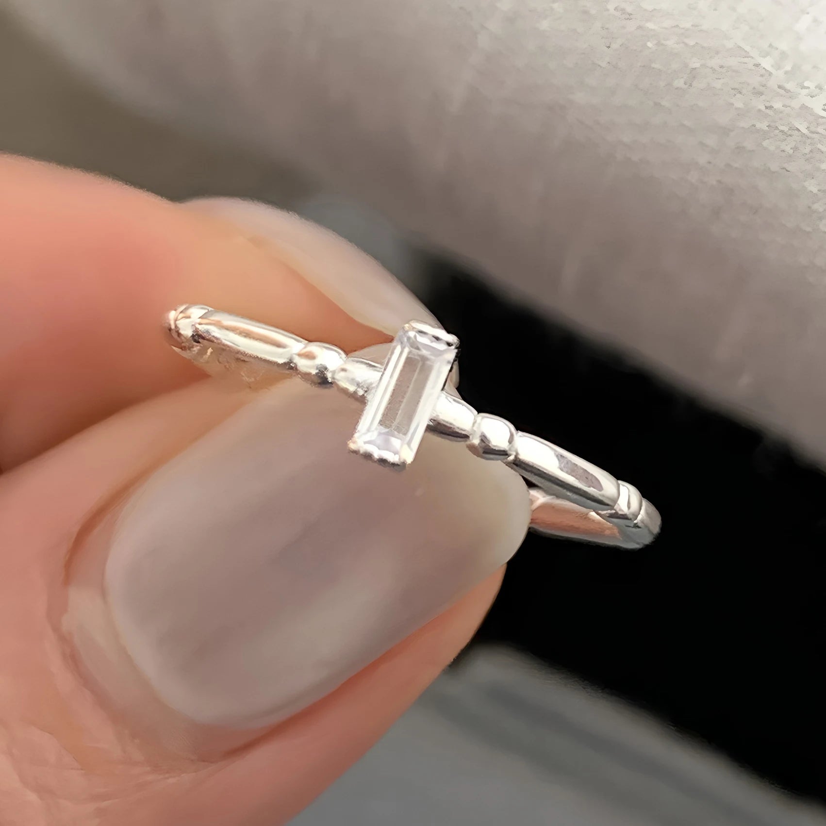 VENTFILLE 925 Sterling Silve Flower Ring for Women Gift Hollow Out Design Retro Hip Ho close-up view