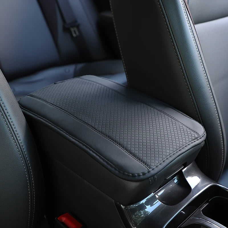 Car Armrest Pad Center Console Pad Artificial Leather